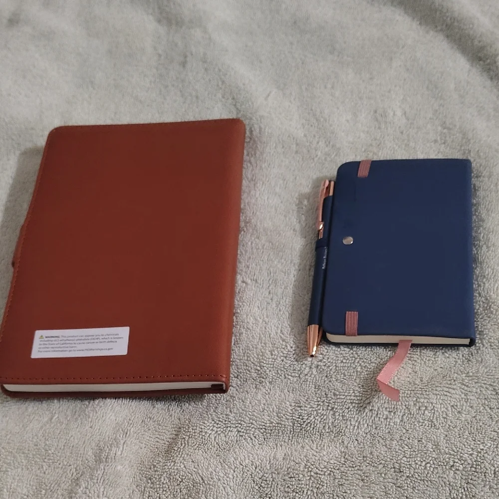 Brown and Blue Weekly Planner Set